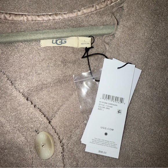 NWT UGG Women's Nyomi Cropped Cardigan - Picture 5 of 6